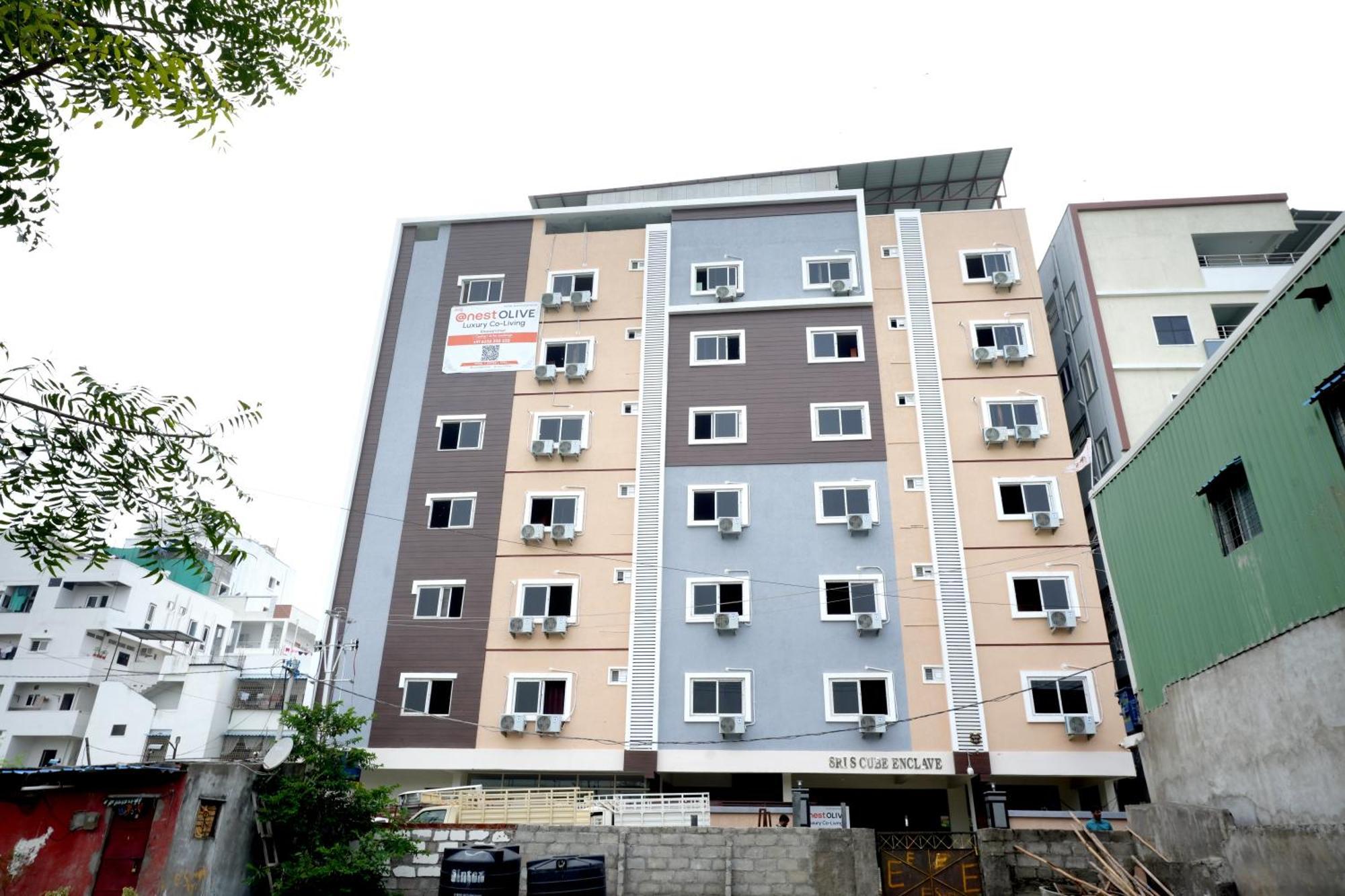 Olive-2 Coliving Pg Vandrehjem Hyderabad Eksteriør billede